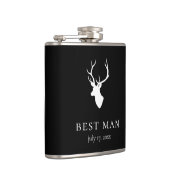 白鹿の頭 フラスク (右)