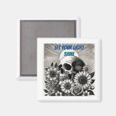 白黒あなたの光を輝かせる マグネット (正面/裏面)