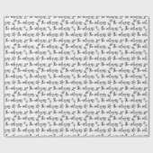 白黒あなたの家族の名前クリスマスパターン ラッピングペーパー (フラット)