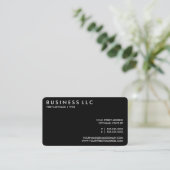 白黒あなた自身の平野を設計して下さい。 名刺 (スタンド正面)