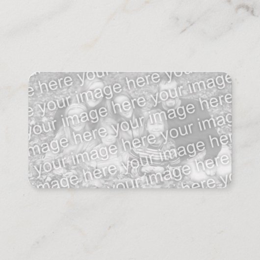 白黒あなた自身の平野を設計して下さい。 名刺 (裏面)