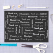 白黒ありがとう 薄葉紙 (クラフト)