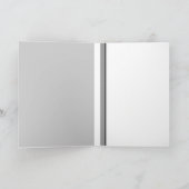 白黒ありストライプのがとう サンキューカード (内部)