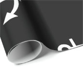 白黒いかりパターン1 ラッピングペーパー (ロールコーナー)