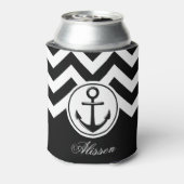 白黒いかりパターン 缶クーラー (缶裏面)