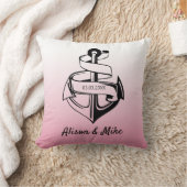 白黒いかり クッション (ブランケット)