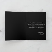 白黒おめでとうの写真 カード (内部)