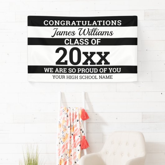 白黒おめでとう2022年卒業 横断幕 (インサイチュ)