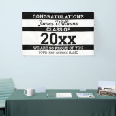 白黒おめでとう2022年卒業 横断幕 (トレードショー)