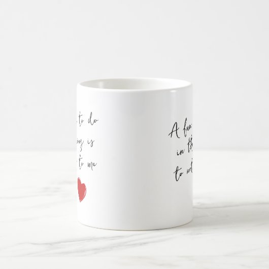 白黒おもしろいグッドモーニングウェイクアップ引用文 コーヒーマグカップ (中央)