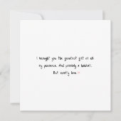 白黒おもしろいハッピーバースデー黒猫 カード (正面)