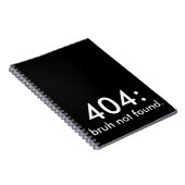 白黒おもしろい引用文404: bruh not found. ノートブック (右側)