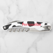 白黒おもしろい牛のスポット ソムリエナイフ (裏面)