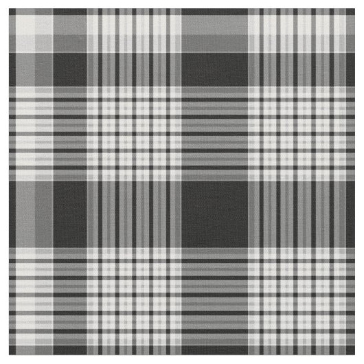 白黒および灰色の格子縞 ファブリック (クローズアップ)