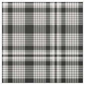 白黒および灰色の格子縞 ファブリック (見本)