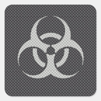 白黒および灰色の毒性炭素繊維 スクエアシール