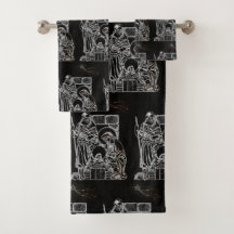 白黒および金ゴールドの出生