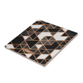 白黒および金モザイク タイル (側面)