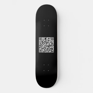 白黒お使おもしろいいのカスタムQRコードプロ スケートボード