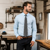 白黒お洒落アールデコミートメンシック ネクタイ