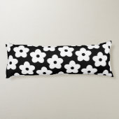 白黒お洒落フローラレトロと明るい ボディピロー (裏面)