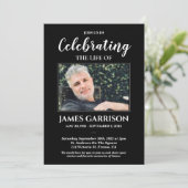 白黒お祝い生涯記念館 招待状 (スタンド正面)