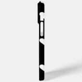 白黒かわいいシンプルハート模様 Case-Mate iPhoneケース (裏面 / 左)