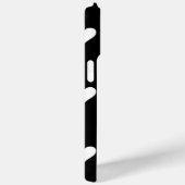 白黒かわいいシンプルハート模様 Case-Mate iPhoneケース (裏面 / 右)