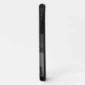 白黒かわいいロボットiPhoneケース Case-Mate iPhoneケース (裏面/左)