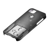 白黒かわいいロボットiPhoneケース Case-Mate iPhoneケース (下部)