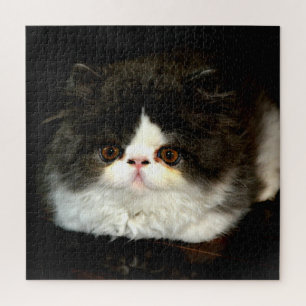 白黒かわいい子猫ネコ ジグソーパズル