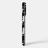 白黒かわいい窓ガラスのポープレイド Case-Mate iPhoneケース (裏面 / 右)