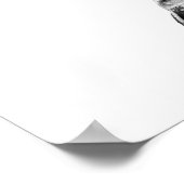 白黒かわいい野鳥写真|過去記事 ポスター (角)