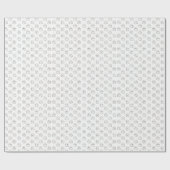 白黒かわいい飛んでいる幽霊 ラッピングペーパー (フラット)