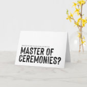 白黒が司会結婚者 カード (黄色い花)