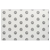 白黒が平和のサイン ファブリック (ファットクウォーター)