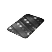 白黒きらびやかなライトバスマット バスマット (アングル)