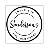 白黒ご注文ありがとうございます ラバースタンプ (インプリント)