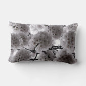 白黒さくらんぼ ランバークッション (裏面)