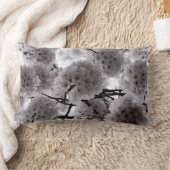 白黒さくらんぼ ランバークッション (ブランケット)