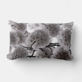 白黒さくらんぼ ランバークッション (正面)