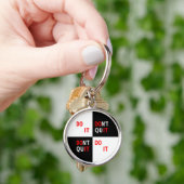 白黒しなやめいインスパイア意欲を起こで キーホルダー (手)