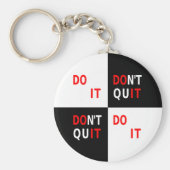 白黒しなやめいインスパイア意欲を起こで キーホルダー (正面)