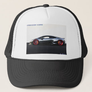 白黒すごいキャップのスポーツカー キャップ