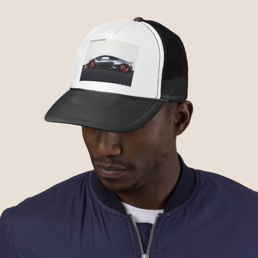 白黒すごいキャップのスポーツカー キャップ (インサイチュ)