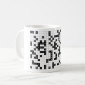 白黒すどく コーヒーマグカップ (正面左)
