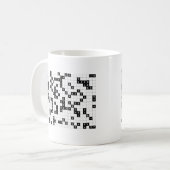 白黒すどく コーヒーマグカップ (正面左)
