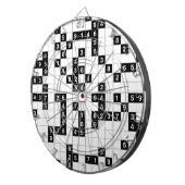 白黒すどく ダーツボード (正面右)