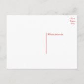 白黒たった今結婚しました結婚シャルボードズ 案内ポストカード (裏面)