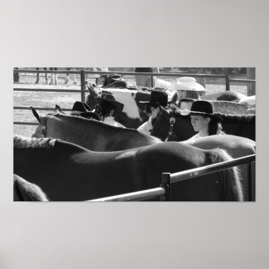 白黒でのショーマンシップ ポスター (正面)